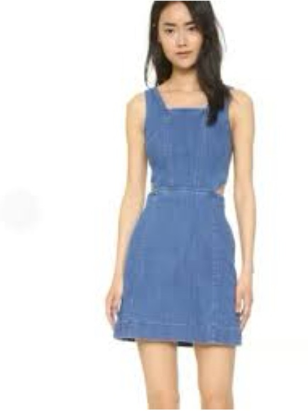 Madewell Cut out Denim Mini Dress XS